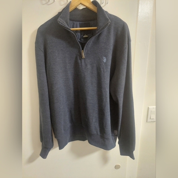 U.S. Polo Assn. Other - U.S. Polo Assn.Men's Navy Half-Zip Sweater